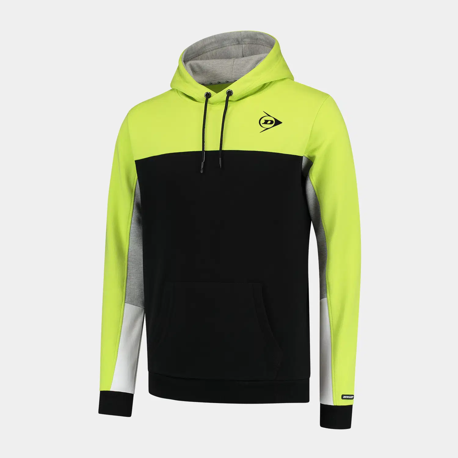 880258_DT24_ESSENTIAL KIDS HOODED SWEAT-BLACKYELLOW_Front_1